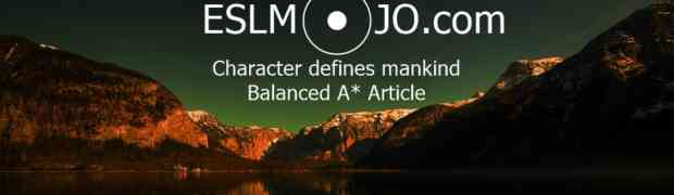 Character defines mankind: A*balanced article